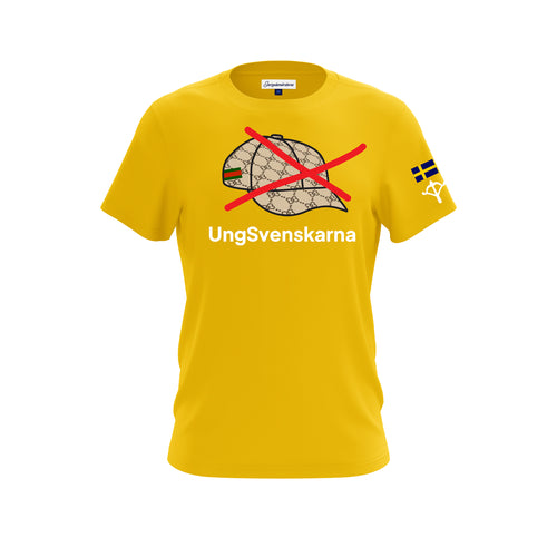 T-shirt UngSvenskarna Herr/Unisex Gul